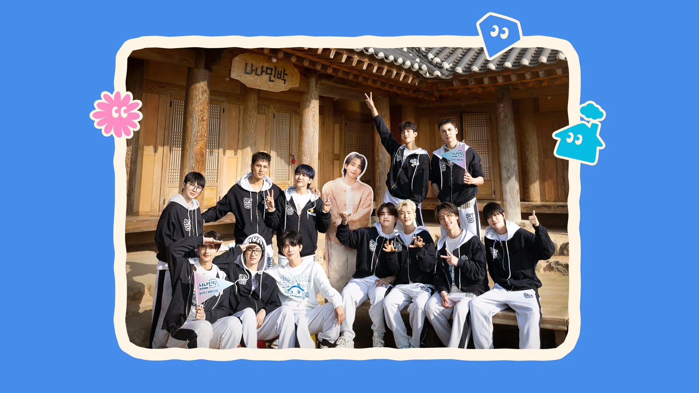 Nana bnb with Seventeen